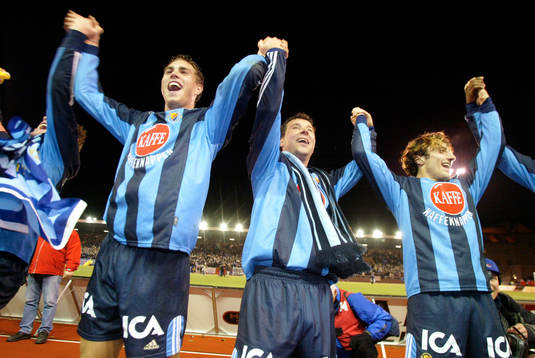 Johan Elmander, Stefan Rehn och Louay Chanko, Djurgården,