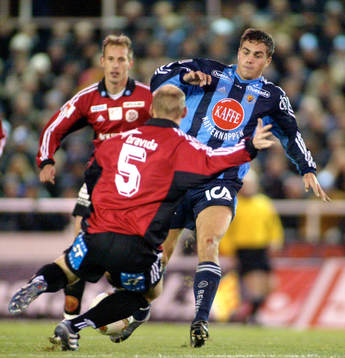 Johan Elmander, Djurgården och Magnus Svensson, Sundsvall