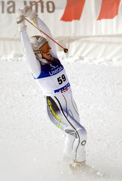 En lycklig världscups-debutant, Jessica Lindell-Vikarby