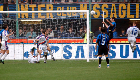 Materazzi, Inter, gör mål