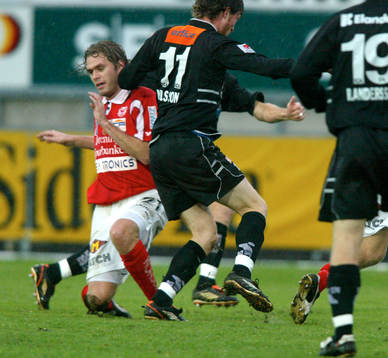 Kalmar, genom Lasse Johansson, gick på knä mot Halmstad