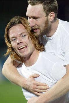 Niklas Skoog och Andreas Yngvesson, Malmö jublar