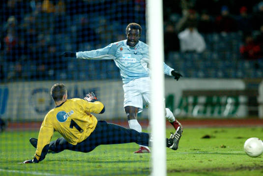 Peter Ijeh, Malmö och Daniel Andersson, målvakt, AIK