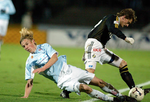 Markus Rosenberg, Malmö och Mats Rubarth, AIK