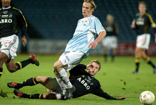 Kalle Corneliusson, AIK och  Markus Rosenberg, Malmö