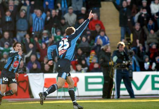 Fotboll, Allsvenskan, Elfsborg - Djurgården (Djurgården