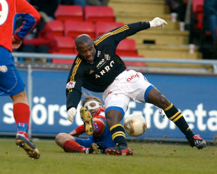 Jesper Janson, Helsingborg och Samuel Ayorinde, AIK