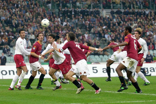 Fotboll, italiensk, serie a, Roma - Perugia