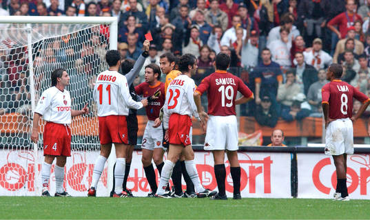 Fotboll, italiensk, serie a, Roma - Perugia