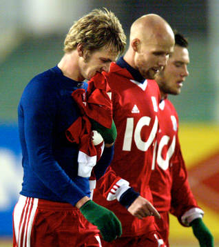 Hjalmar Jonsson, Mikael Sandklef och Martin Eriksson deppar