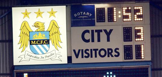Fotboll, Premier League, Manchester City - Manchester