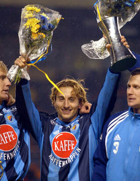 Djurgården svenska cupmästare. Matchvinnaren Louay Chanko