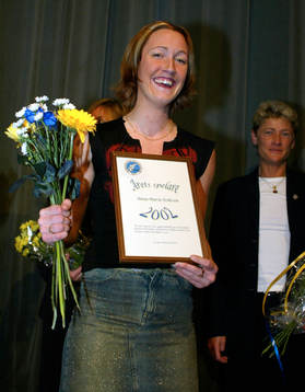 Anna Maria Eriksson, Landvetter årets spelare