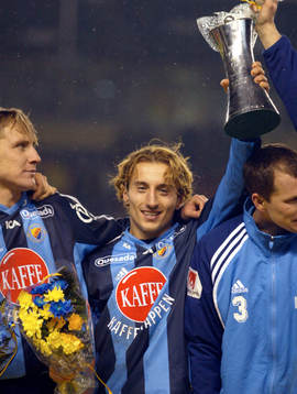Djurgården svenska cupmästare. Matchvinnaren Louay Chanko