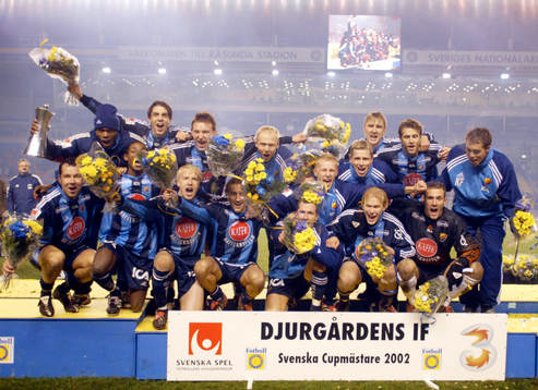 Djurgården svenska cupmästare. Djurgårdens segrande lag