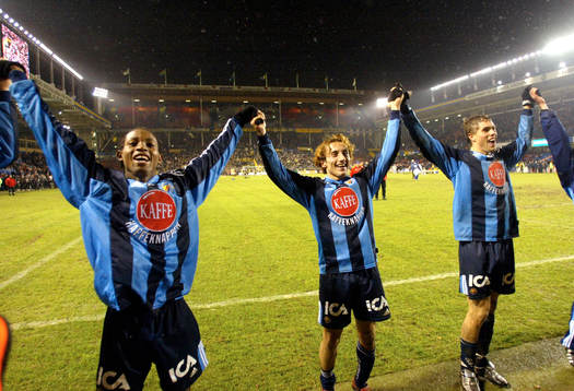 Djurgården svenska cupmästare. Rene Makondele, Louay