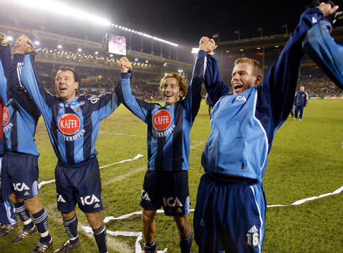Djurgården svenska cupmästare. Stefan Rehn, Louay Chanko
