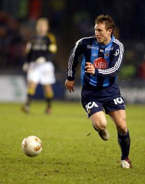 Djurgården svenska cupmästare. Kim Källström, DIF