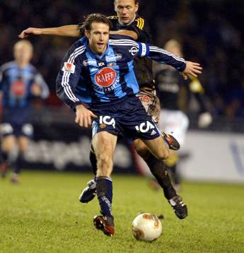 Djurgården svenska cupmästare. Markus Karlsson, DIF jagas