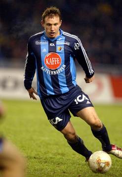 Djurgården svenska cupmästare. Kim Källström