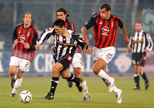 Camoranesi, Juventus mot Rivaldo, Milan