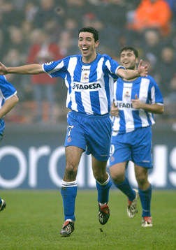 Roy Makaay, Deportiva de la Coruna jublar när han har