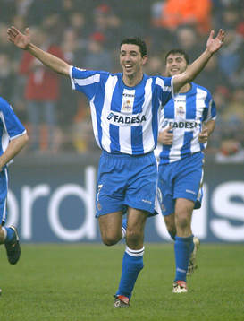 Roy Makaay, Deportiva de la Coruna jublar när han har