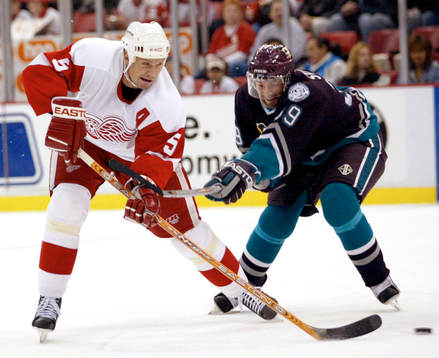Nicklas Lidström, Detroit och Petr Sykora, Anaheim