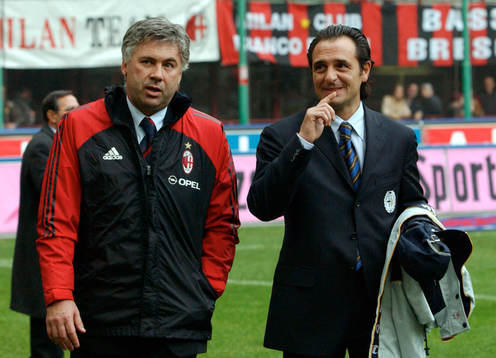 Ancelotti, tränare, Milan och Prandelli, tränare, Parma