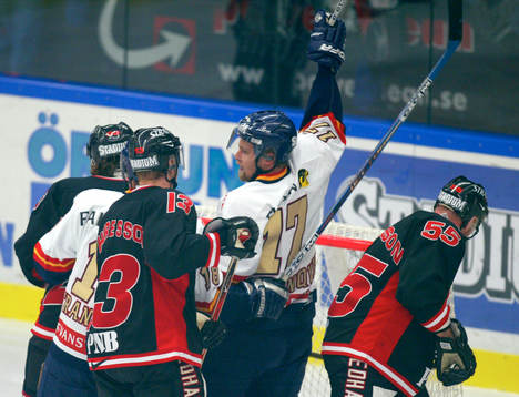 Tomas Strandberg och Mathias Tjärnqvist, Djurgården jublar