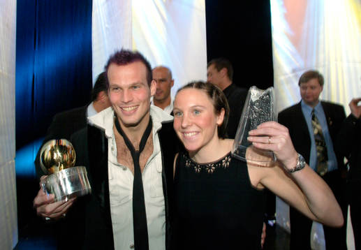 Fredrik Ljungberg och Hanna Ljungberg