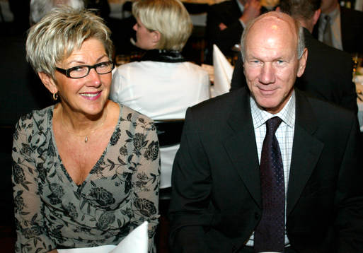 F.d förbundskaptenen Tommy Svensson med fru Ann-Catrin