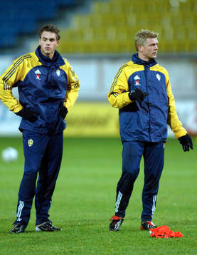 Johan Elmander och Marcus Allbäck