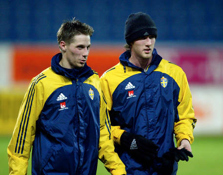 Fotboll, Träning, Patrik Anttonen och Mikael Nilsson,