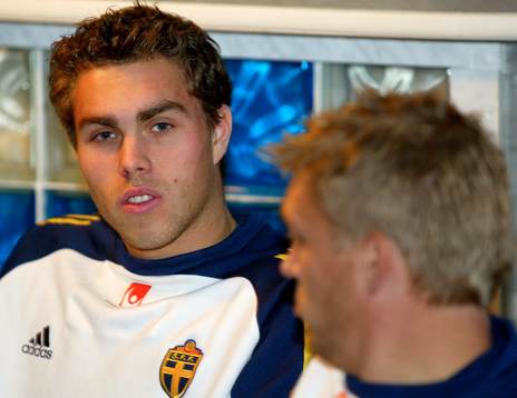 Fotboll, Johan Elmander, Sverige