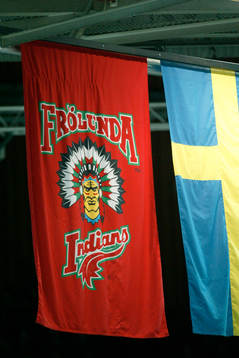 Frölunda. flagga, fana
