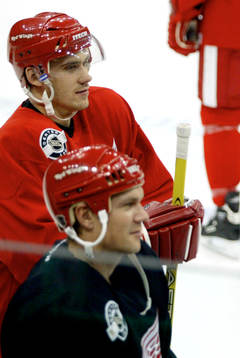 Henrik Zetterberg och Nicklas Lidström, Detroit