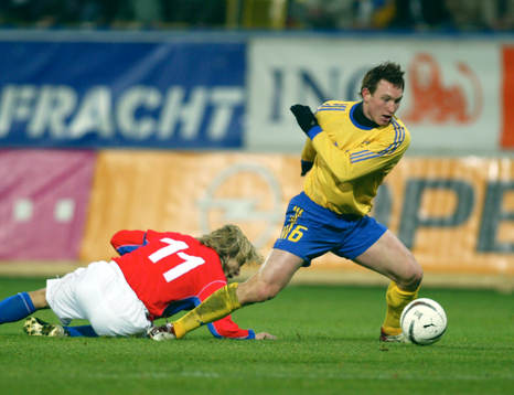 Kim Källström och Pavel Nedved