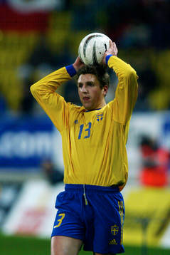 Fotboll, Nils-Eric Johansson, Sverige