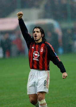 Gattuso, Milan, jubel
