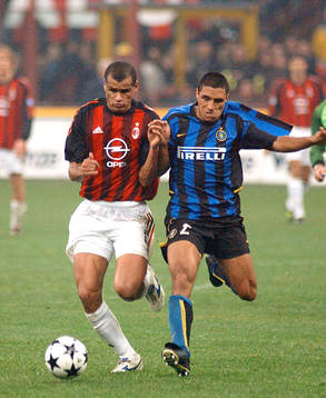 Rivaldo, Milan mot Cordoba, Inter
