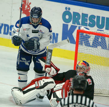 Robert Nilsson, Leksand och Andreas Hadelöv, målvakt,