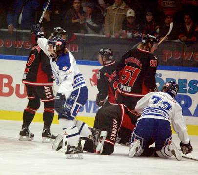 Robert Nilsson, Leksand, har satt ett av sina två mål