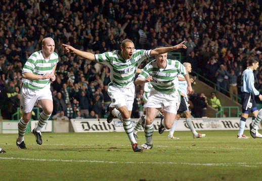 Henrik Larsson, Celtic, jubel, glädje