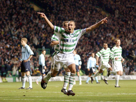 Henrik Larsson, Celtic, jubel, glädje