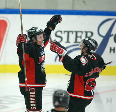 Daniel Rydmark och Petri Liimatainen, Malmö, jubel