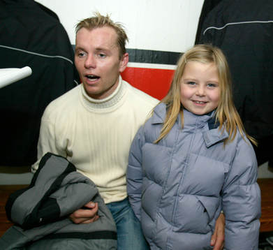 Daniel Rydmark, med dotter, Malmö