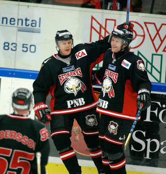 Jesper Mattsson, Malmö, (t.vänster) och David Petrasek