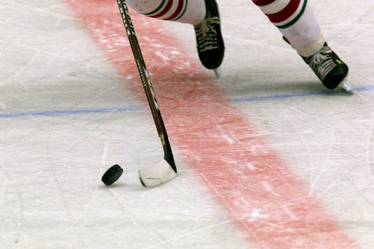 Ishockey, klubba, puck, skridsko