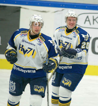 Daniel Ljungqvist och Pär Arlbrandt, HV 71